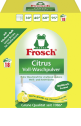 Frosch prostředek na praní citrus, 18 pracích dávek