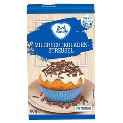 BACK FAMILY čokoládové sypání mléčné 400 g 