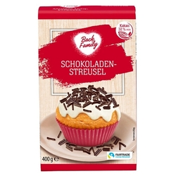 BACK FAMILY čokoládové sypání hořké 400 g