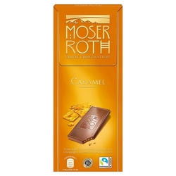 Moser Roth - čokoláda mléčná s karamelem 125 g