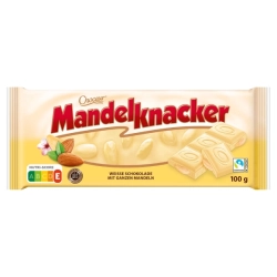 Choceur Mandelknacker bílá čokoláda s celými mandlemi 100 g 