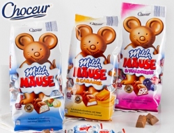 Choceur Milch Mäuse - karamel, 210 g