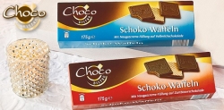 Choco bistro Čokoládové oplatky plněné - mléčné 175 g
