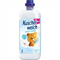 Kuschelweich aviváž Sanft & Mild, 33 praní, 1 l