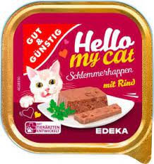 Gut & Günstig - vanička pro kočky -  hovězí 100 g