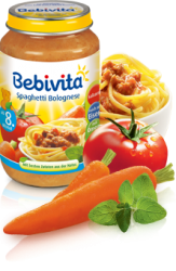 Bebivita Boloňské špagety 220g 8m+