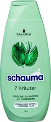 Schauma 7 bylin šampon pro normální a mastné vlasy 400 ml