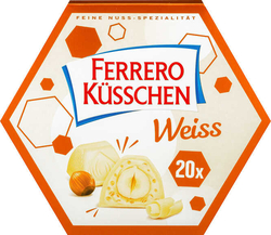 Ferrero küsschen  bílá čokoláda 178 g 