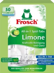 Frosch All-in-1 tablety do myčky Limone 50 ks