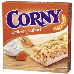 Corny jahoda-jogurt müsli tyčinky 150 g, 6 ks 