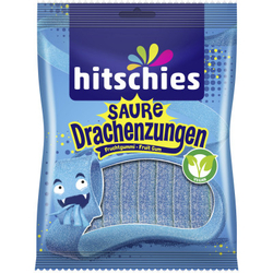 Hitschler kyselé dračí jazýčky modré 125 g