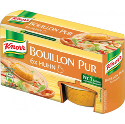 Knorr čistý kuřecí bujón 6x 28 g, celkem 168 g  