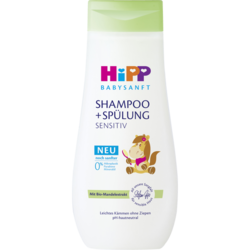Hipp Babysanft šampon + kondicionér  sensitiv 200 ml 