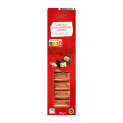 Wintertraum Lübecký marcipán v hořké čokoládě 125 g