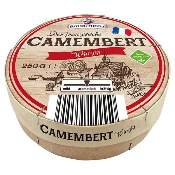 ROI DE TREFLE Francouzský camembert sýr kořeněný 240 g - kopie