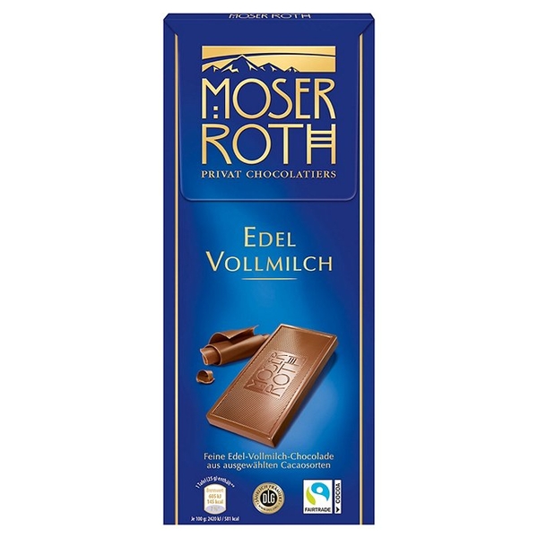 Moser Roth - čokoláda mléčná 125 g