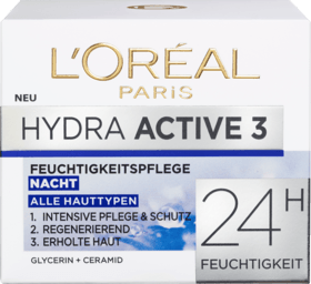 L’Oréal Hydra Active 3 noční péče, 50 ml