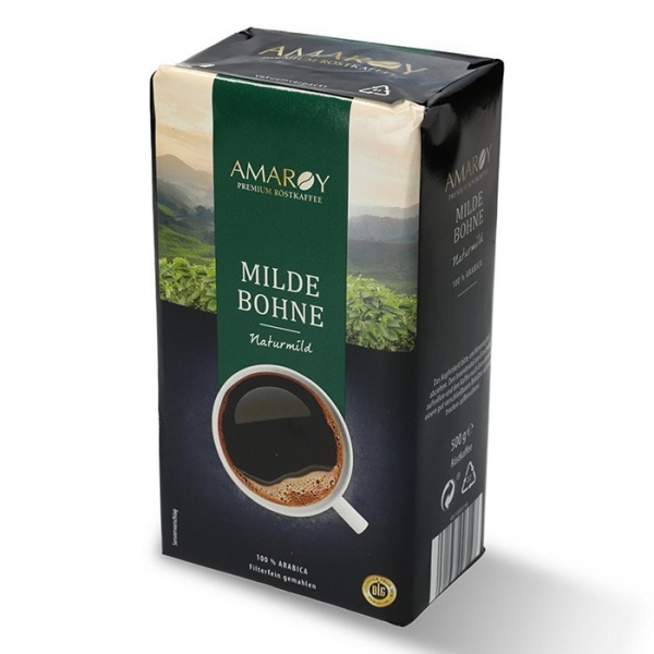 AMAROY Spezial Mild mletá káva 100% Arabica 500 g