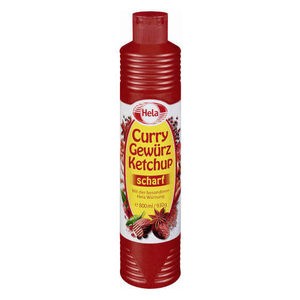 Hela Curry kořeněný kečup ostrý 930 g