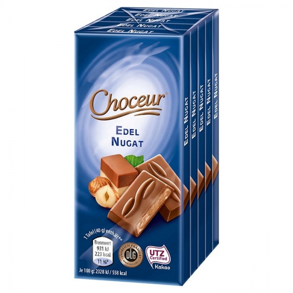 Choceur mini čokolády nugátové 5 ks x 40 g