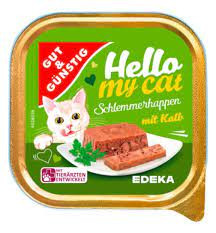 Gut & Günstig - vanička pro kočky -  telecí 100 g