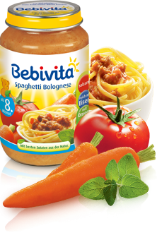 Bebivita Boloňské špagety 220g 8m+