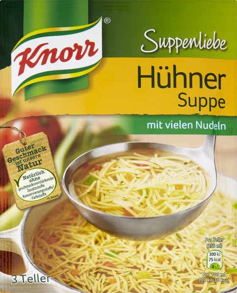 Knorr slepičí polévka 69 g, 750 ml 