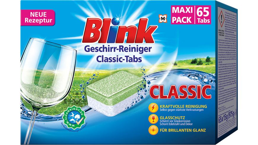 Blink tablety do myčky Classic maxi balení 65 ks tablet 