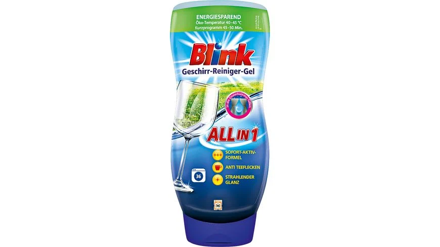 Blink aktivní mycí gel do myčky nádobí 720 ml, 36 dávek
