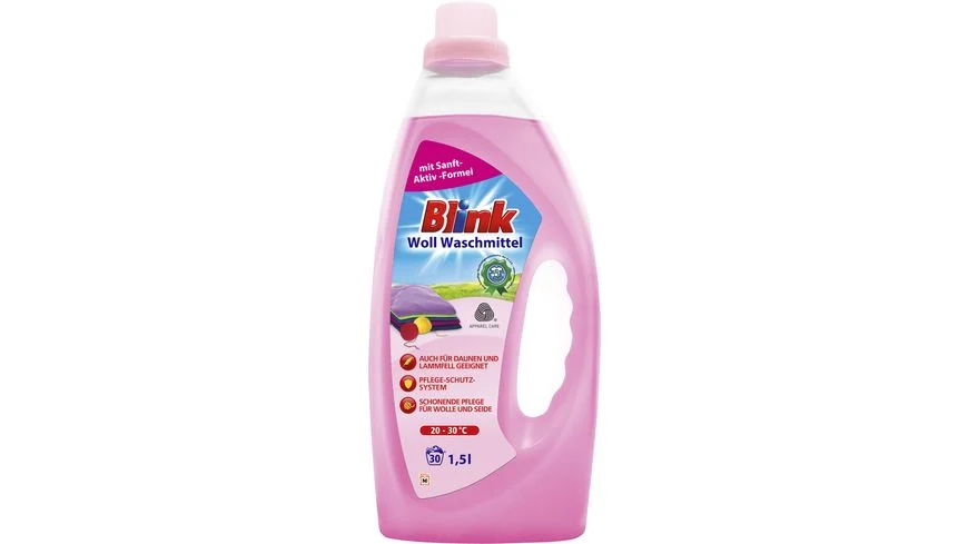 Blink prací prostředek na jemné prádlo 1,5 l, 30 praní 