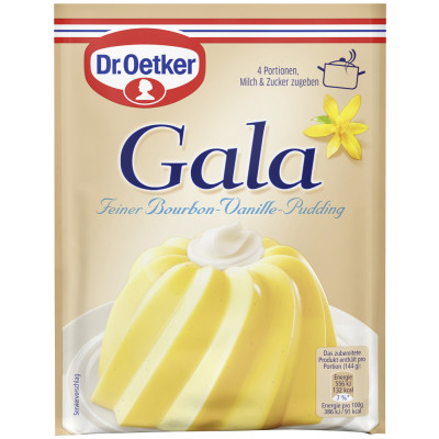 Dr. Oetker Gala puding v prášku Bourbon vanilla 3 ks, 123 g - kopie
