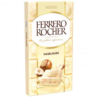 Ferrero Rocher bílá čokoláda s lískovými ořechy 90 g 