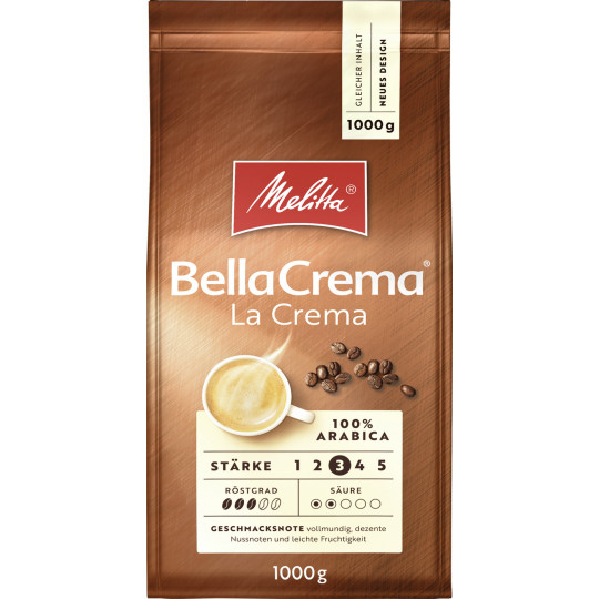 Melitta Bella Crema Lacrema káva 1000 g