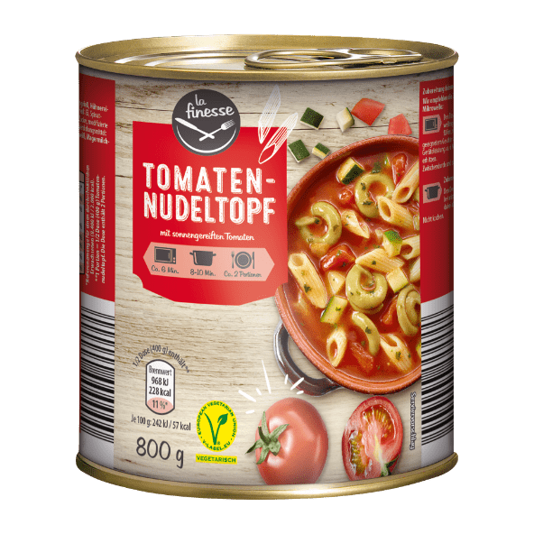 LA FINESSE eintopf těstovinový, tomatový 800 ml