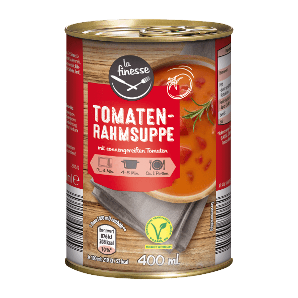 LA FINESSE tomatová polévka se smetanou 400 ml 