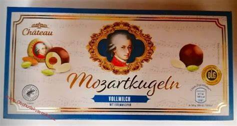 Château Mozartovy koule mléčná čokoláda 200 g